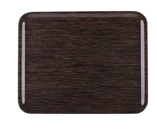 ROLTEX PLATEAU RECT.WENGE 43X33CM LEGER STRATIFIE MELAMINE