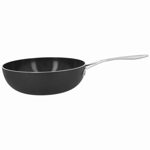 DEMEYERE ALU PLUS 3 CERAFORCE WOK 28CM PLATTE BODEM