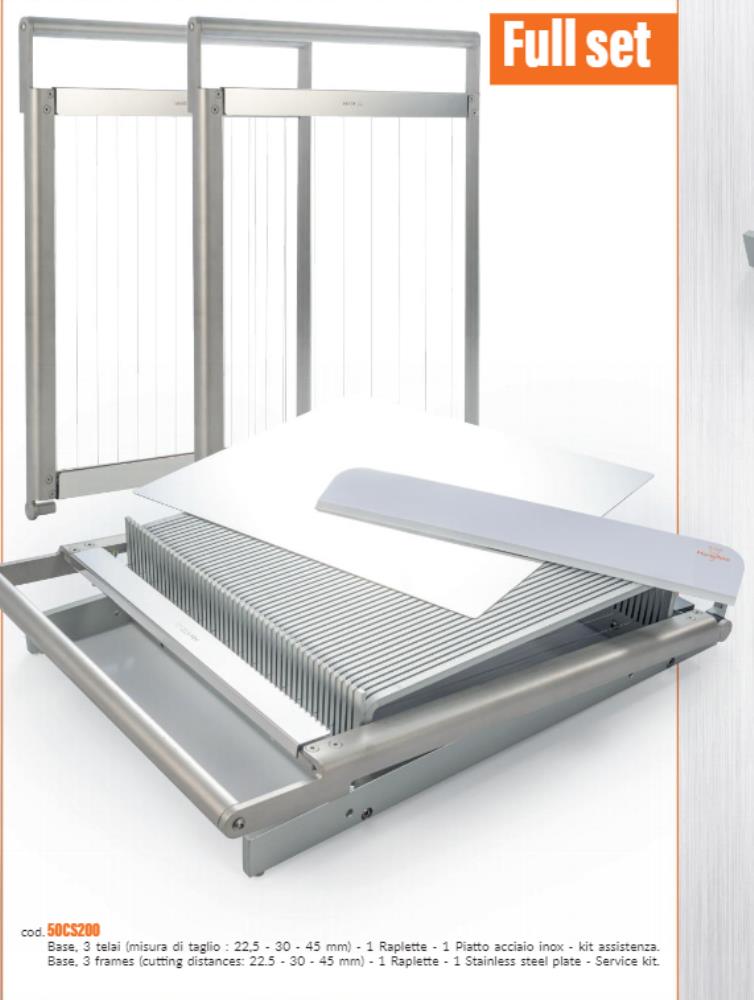 50CS200 ALUMINIUM GITAARBASIS 60X40CM SNIJPLAN 380X400MM 3 ARMEN 22,5/30 EN 45MM