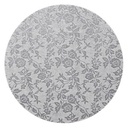 ZILVER VIERKANT PLAAT DIAM 45CM=STUK