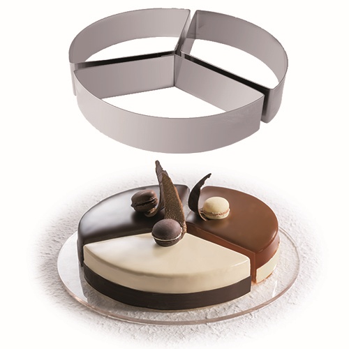 CERCLE 3 PARTS INOX Ø 22CM HT 4CM   ***S/CD***