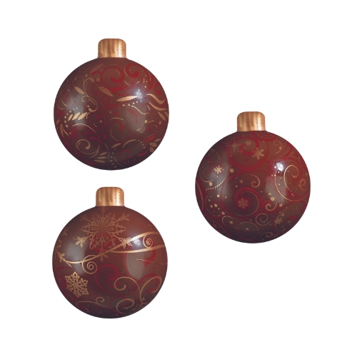 088256 PCB ARABESQUE MOLDS 3 DESIGNS FOR 12 PIECES 8X7CM D. 7CM 6PCS ***S/CDE***