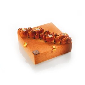 074073 PCB MOULES ENTREMETS CADRE PÂTISSIER POUR 10 PCES 57X37 CM H.4,5 CM 10PCES ***S/CD***