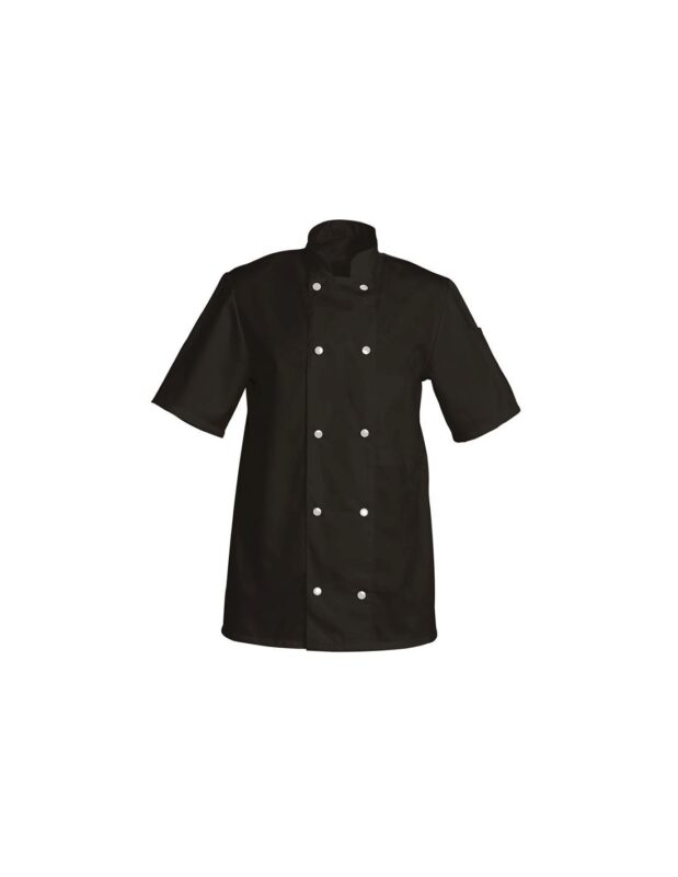 SNV BLACK FABRIC JACKET SIZE 3 (48-50) POLY/COTTON 210GR LONG SLEEVES