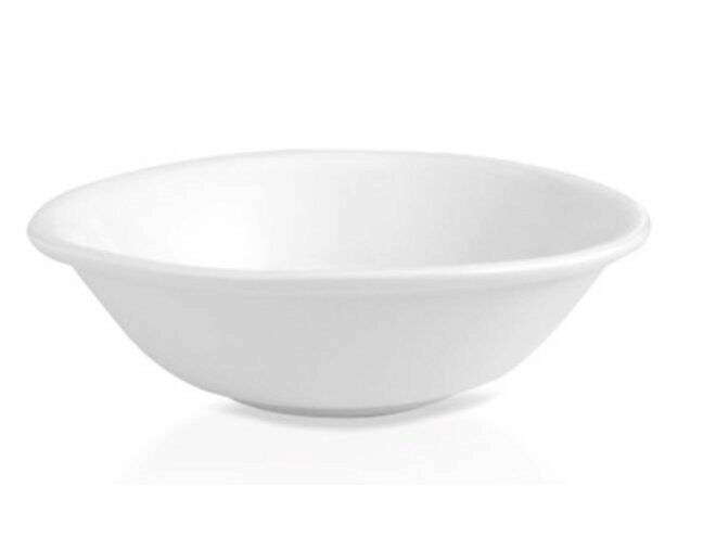 GURAL BOWL / SALAD BOWL 13.5XH4.5CM WHITE PORCELAIN
