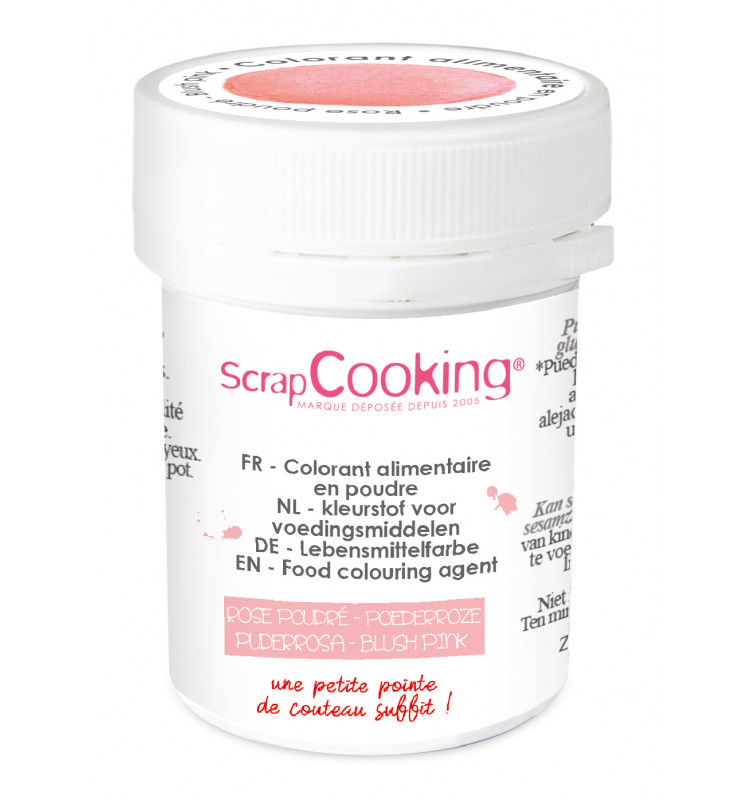 SCRAPCOOKING KLEURSTOF ARTIFICIEEL ROZE 5GR