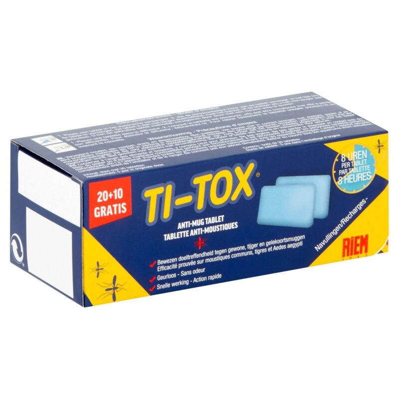 RIEM TI TOX NAVULLING ANTI-MUGGEN TABLET