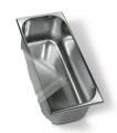 STAINLESS STEEL ICE BIN 2.5L 360 X 250 X 40 MM