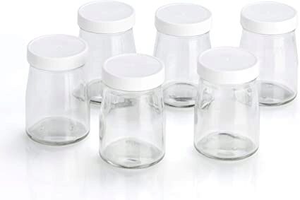 CUISINART SET 6 POTS VERRE YAOURTIERE