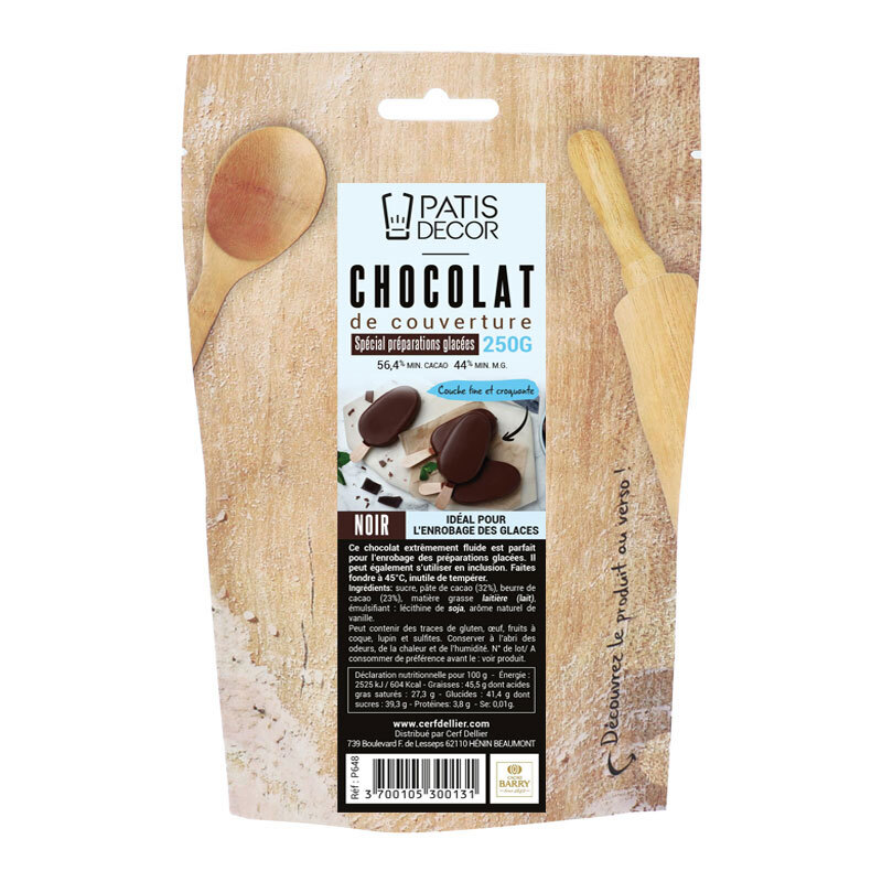PURE CHOCOLADE SPECIALE DIEPVRIESBEREIDINGEN 250G