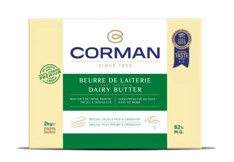 CORMAN 26850301 BEURRE DE LAITERIE FEUILLETAGE& CROISSANT 5 X 2 KG 
