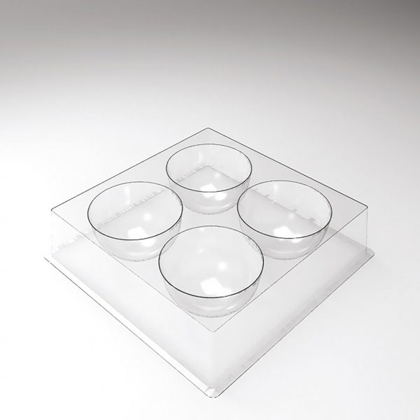 070551 PCB INDIVIDUELE KOEPELVORMVORM VOOR 120 STUKS Ø 6,8 CM 30STUKS ***S/CD***