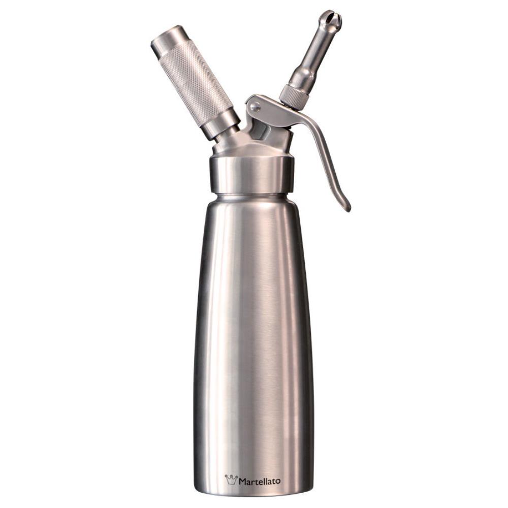 CHEF WHIP MARTELLATO SIFON 1000ML TT INOX WARM EN KOUD