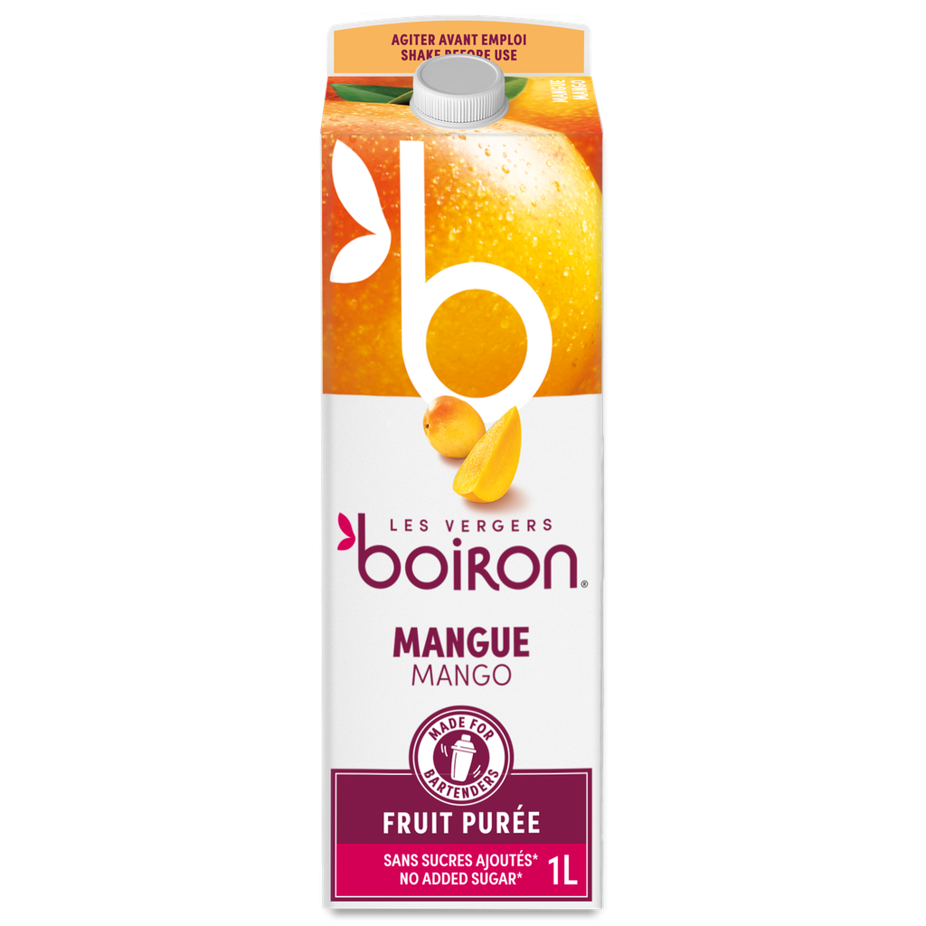 BOIRON GEPASTEURISEERDE 100% MANGOPUREE 1L