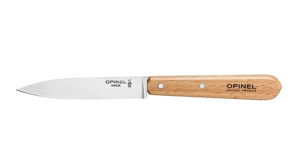 OPINEL PARING KNIFE N°112 STAINLESS STEEL/WOOD 2-PIECE SET