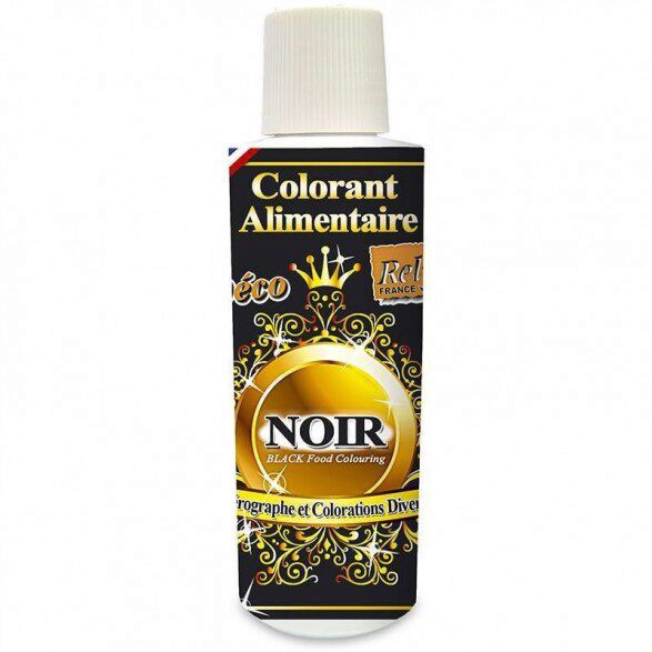 BLACK LIQUID FOOD COLORING 125ML