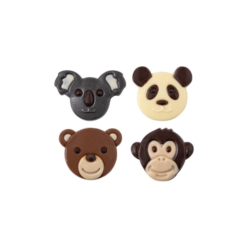 1001929 ASSORTMENT OF ANIMALS 3X2 CM 120PCS ***S/CDE***