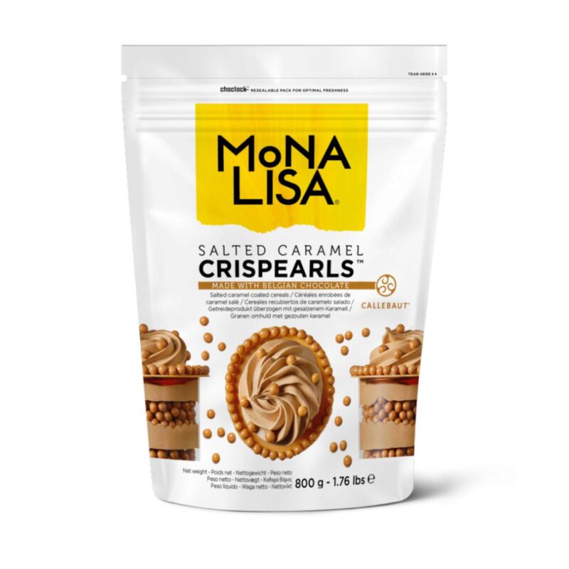 MONA LISA CHF-CC-CRISE0-02B CRISPEARLS CARAMEL SALÉ SACHETS 0,8KG