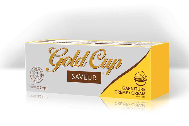 VAMIX GOLD CUP CREAM MARGARINE FLAVOR IN BLOCK 4 X 2.5 KG