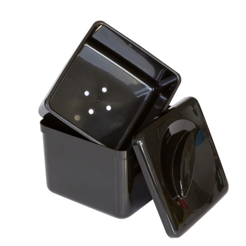 APS SEAU A GLACONS 3.4L NOIR PLASTIQUE