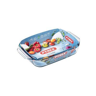 PYREX PLAT RECT 35X23CM-2.9L BOROSILICATE -40+300°