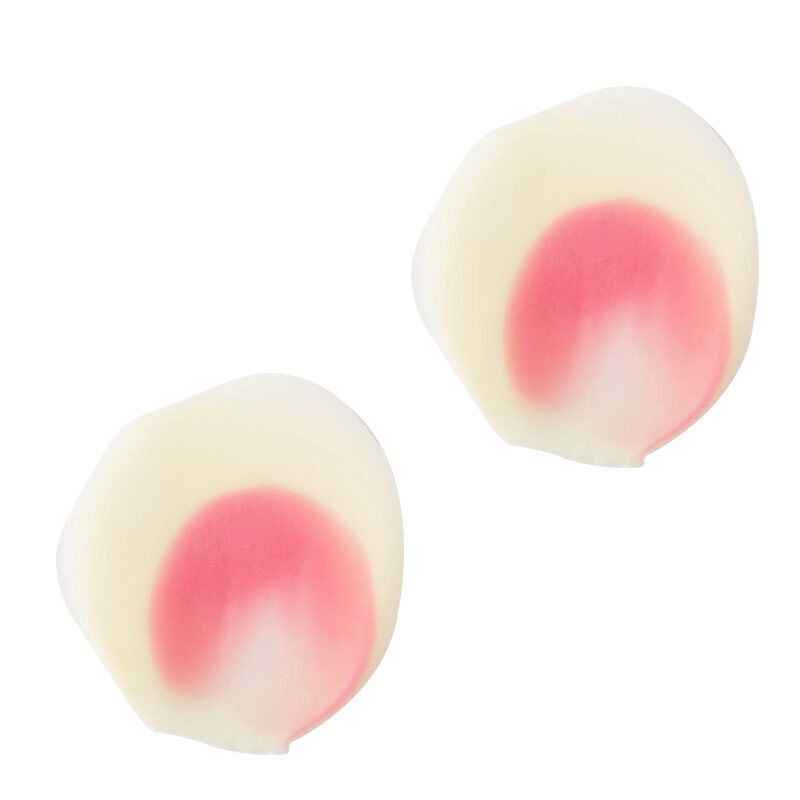 1034788 WITTE EN ROZE CHOCOLADE TEGEL 4CM 90 STUKS