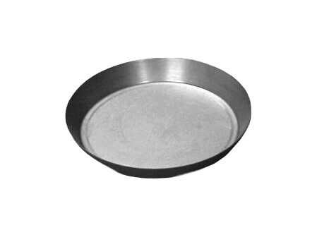 20CM PIE TURNTABLE WITH STRAIGHT PLAIN EDGE 30MM IN ALUMINIZED KNOWN AS THE LIEGE MODEL
