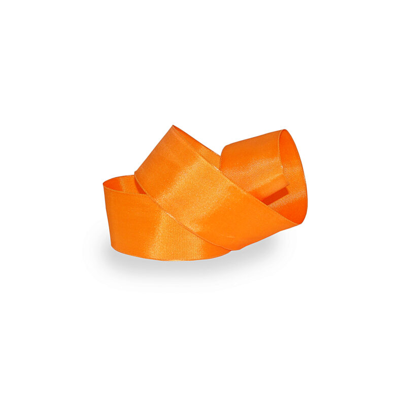 FRENCH KISS ORANGE MANDARIN RIBBON 40MM X 50M