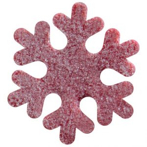 060272 PCB CRYSTALLIZED RASPBERRY FLAKES 4.8X4.2CM 150PCS ***S/CD***