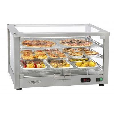 ROLLER GRILL STAINLESS STEEL HEATING DISPLAY CABINET 3 LEVELS