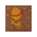 088177 PCB HETELUCHTBALLON BEDRUKTE VELLEN VOOR VIERKANTE KAARTEN EN TASSEN 24 STUKS ***OP BESTELLING***