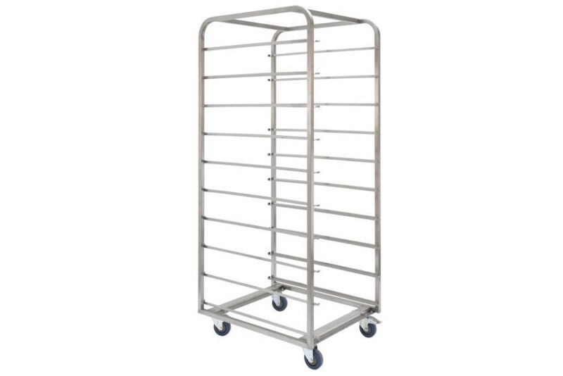 16-TIER PASTRY LADDER 60 X 80 INLET 60 STAINLESS STEEL - 10CM SPACE BETWEEN LEVELS