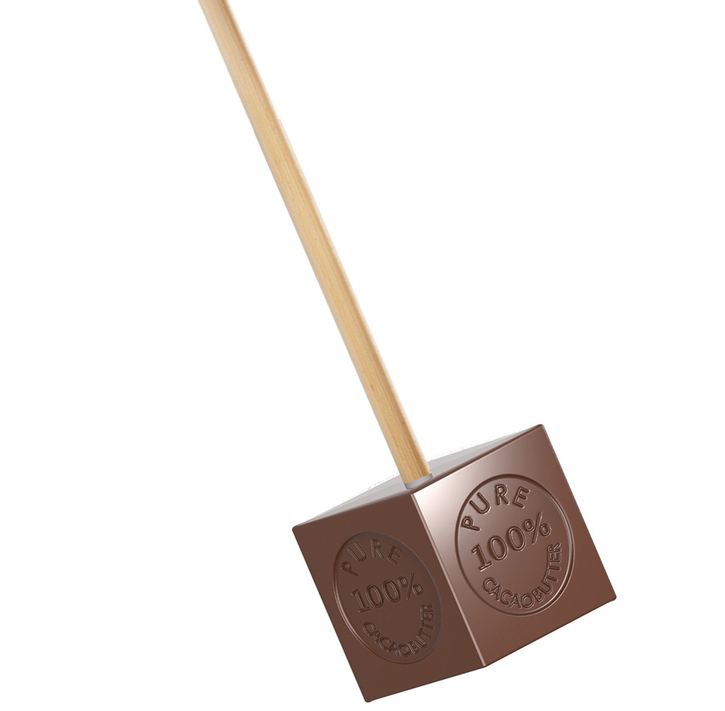 CHOCOLADEVORM LOLLY BLOKJE CW1686 1X5 -- 20,5GR