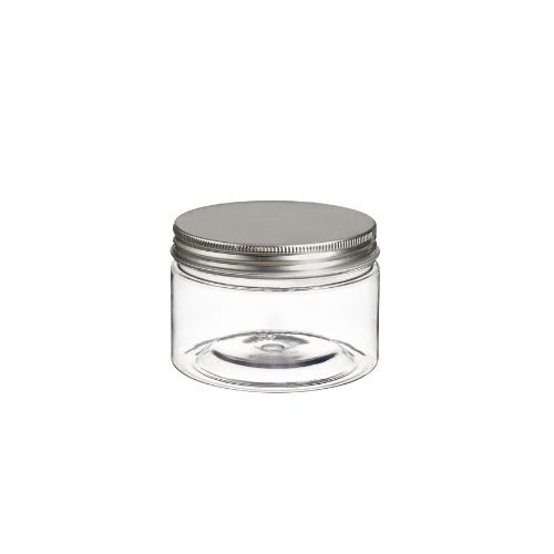POT TORNILLO TRANSPARENT AVEC COUVERCLE 230ML H5,5CM Ø8,5CM