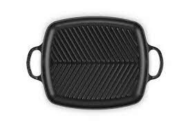 LE CREUSET GRILL FONTE NOIR 2 POIGNEES 30X27