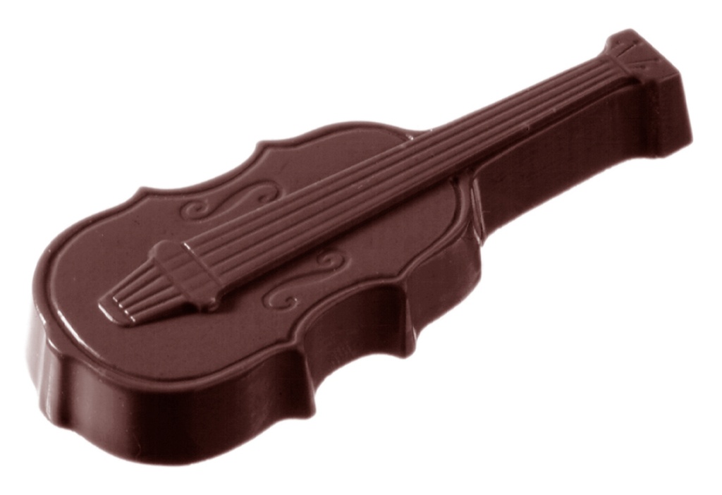 VIOLIN CHOCOLATE MOLD CW145113.5X27.5CM * 3X4 *14GR