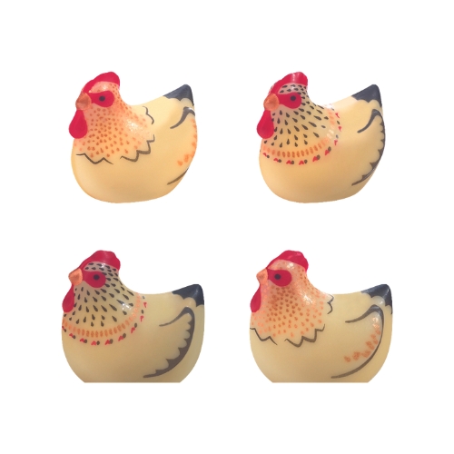 088230 PCB POULETTES CB GALLINACÉS 3,2X2,96CM 140PCS ***S/CDE***