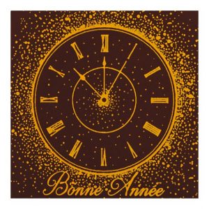 070451 PCB CARRÉS CN HORLOGE 4,5 CM 120PCES ***S/CD***