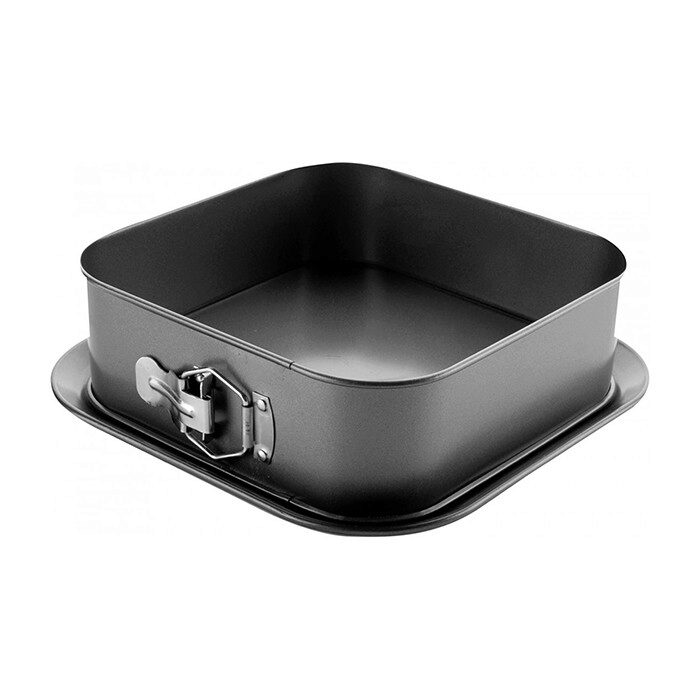 IBILI SQUARE HINGE MOLD 24X24XH8.3CM NON-STICK STEEL