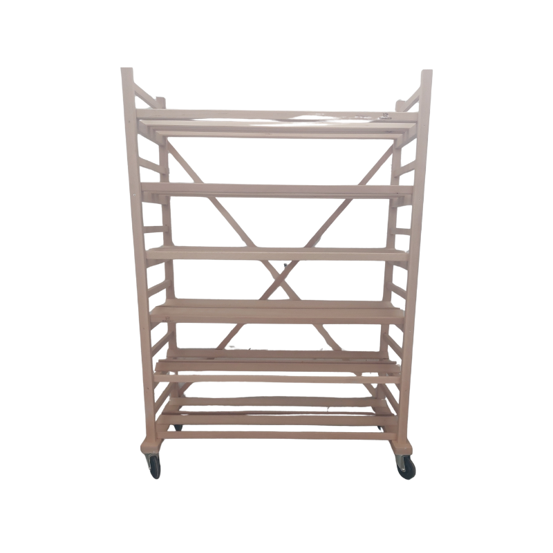 RAYON PAIN DOUBLE HETRE 6 ETAGES LATTES BIAIS- 120X55XH175CM