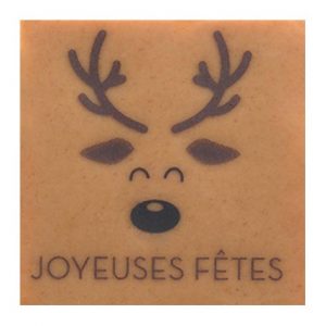 074214 PCB SQUARES CBC RODOLPHE 3.5 CM 120PCES ***S/CD***