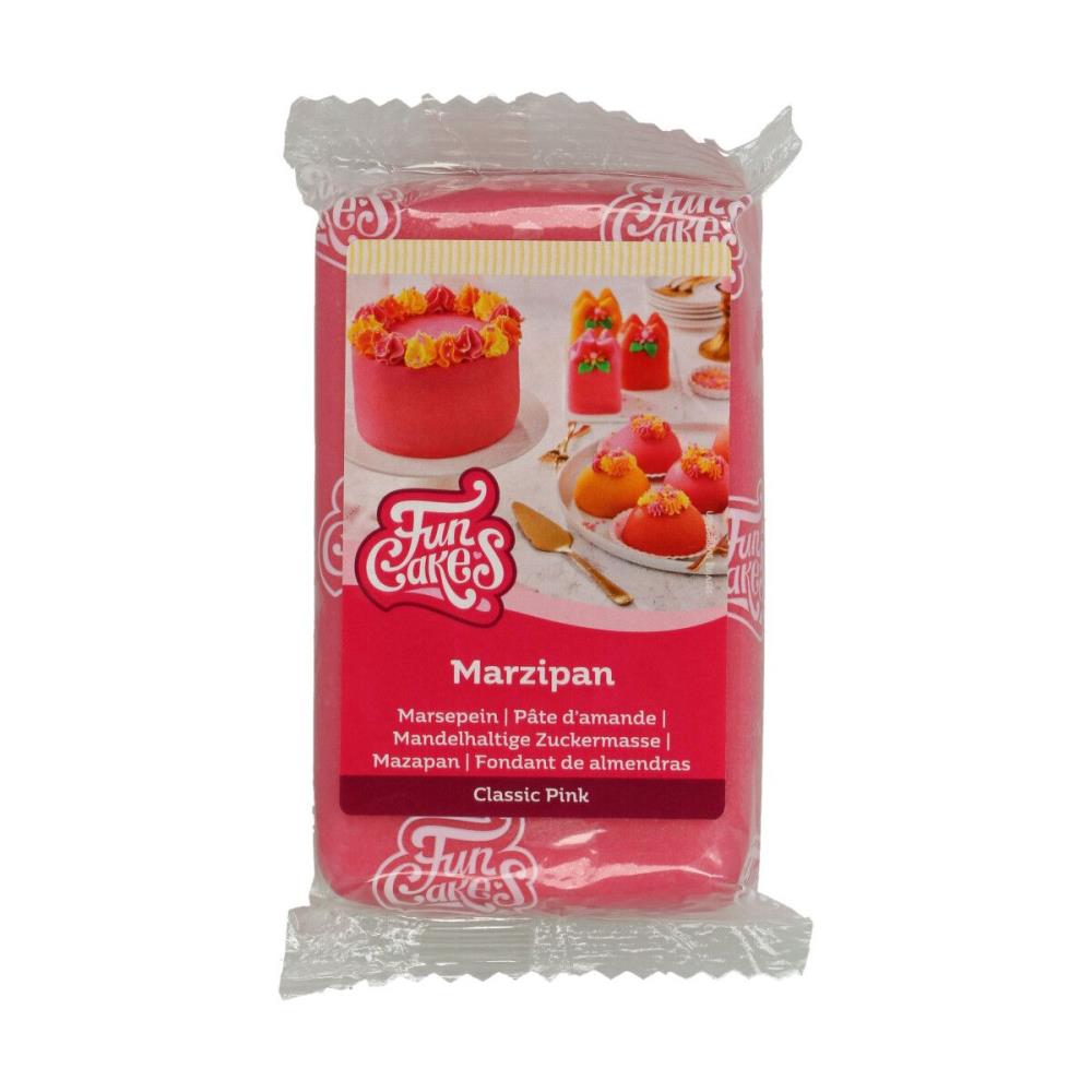 FUNCAKES MARSEPEIN AMANDELSPIJS 20% ROZE 250GR