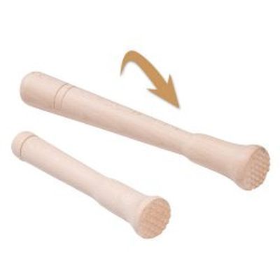 WOOD PESTLE FOR COCKTAIL 22CM - 25PIL12