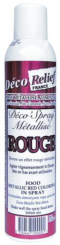 DECO-RELIEF COLOR IN METALLIC RED SPRAY 300ML