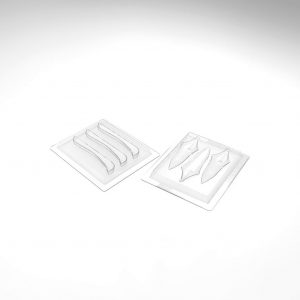 074242 PCB-MALLEN ACCESSOIRES LOGPEN PR 30 P.2 ONTWERPEN MET POTEN 10 STUKS ***S/CD***