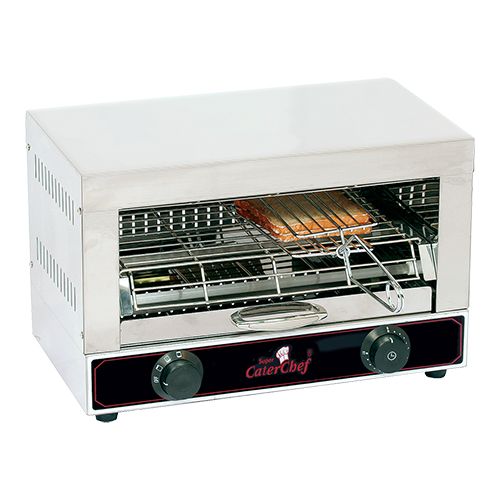 CATERCHEF SANDWICH TOASTER 1 NIVEAU - 44X24XHT25CM1700W - 3 TANGEN
