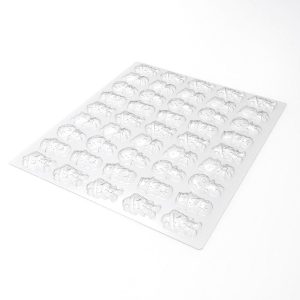 074329 PCB CHRISTMAS KAWAÏ FRYING MOLDS PR 540 P. 4 DESIGNS 4.5X3 CM P. 0.7 CM 12PCES ***S/CD***