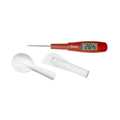 YOOCOOK SILICONE SPATULA/THERMOMETER-50+300° INDUCTION COMPATIBLE