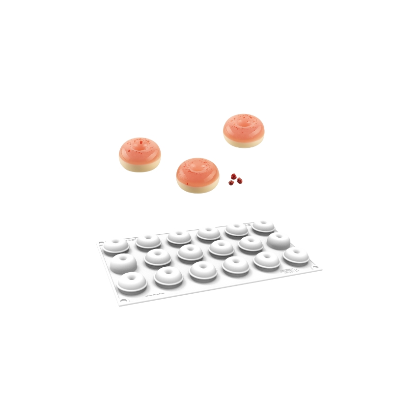 SILIKOMART SILICONEN VORM DONUTS XS Ø3.4CM H1.6CM