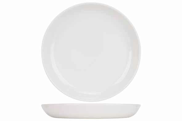C&T TITANIUM WHITE DINNER PLATE 23CM STRAIGHT EDGE - 1221123
